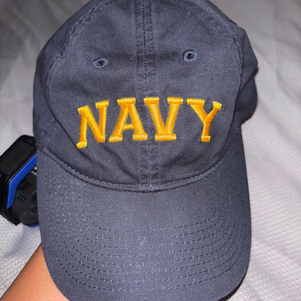 Unbranded Men's Navy and Blue Hat
